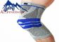 Ткань расчалки поддержки колена пусковых площадок силикона рукава 3Д колена обжатия высокая эластичная поставщик