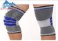Ремень поддержки колена кремния связанный резинкой для образца спорта свободного поставщик